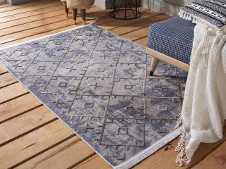 Sivý luxusný protišmykový koberec Beid Rozmer: 160x230 cm