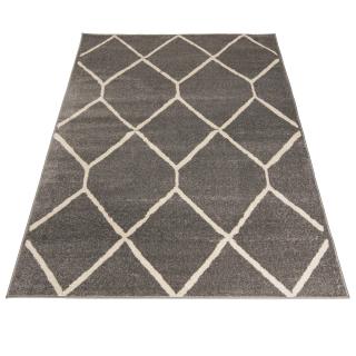 Sivý moderný koberec Gino Rozmer: 80x150 cm