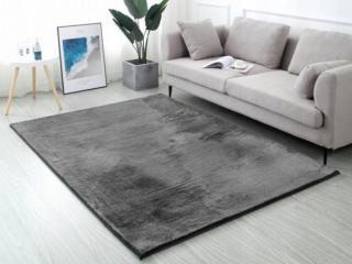 Sivý plyšový koberec Rabbit Rozmer: 120x170 cm