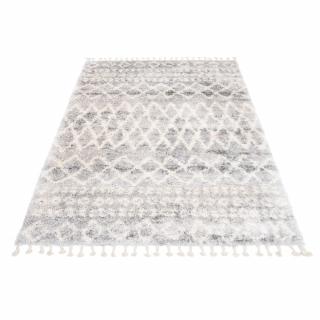 Sivý shaggy koberec Croman Rozmer: 120x170 cm