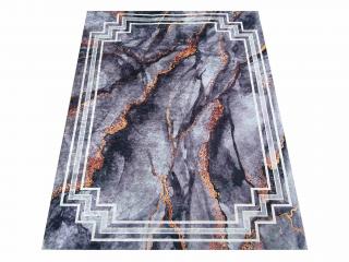 Tmavosivý mramorový koberec Horama Rozmer: 120x180 cm