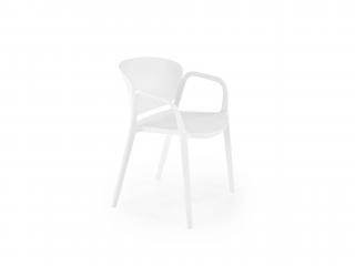 Záhradná stolička K491 - biela