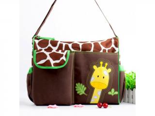 Taška pre mamičky - žirafa zelená