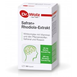 Safran+Rhodiola-Extrakt Dr. Wolz 120 kapsúl