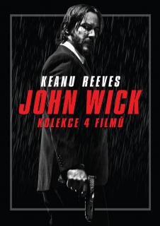 DVD John Wick kolekce 1 - 4  4 DVD
