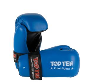Otvorené rukavice TOP TEN Point Fighter Farba: Modrá, Veľkosť: L