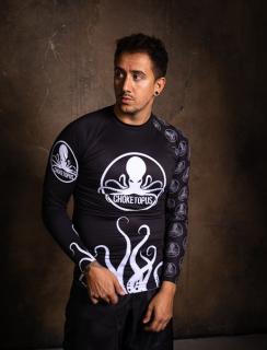 Rashguard pánsky CHKTPS Black Sea Monster dlhý rukáv Veľkosť: L