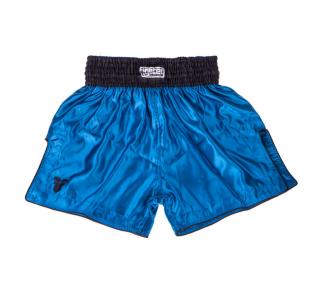 Thai trenky Fighter Bangkok Plain Blue/Black Veľkosť: L