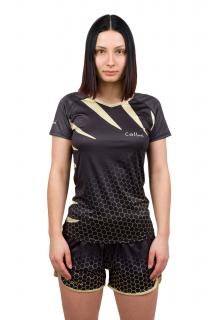 Dámske športové tričko COLLM LIGHT GOLD Veľkosť: XS
