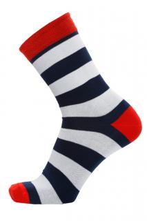 Ponožky COLLM STYLE SOCKS - pruhované Velikost: EUR 43 - 46