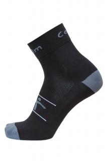 Športové ponožky COLLM čierno - šedé Velikost: EUR 37-39