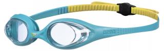 Arena Spider Junior - plavecké okuliare pre deti Farba: Transparentná / tyrkysová / žltá