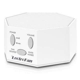 LectroFan Classic Prístroj na biely šum pre lepší spánok Farba: Biela