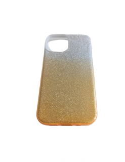 iPhone 13 Mini (5,4 ) trblietavé púzdro zlato-strieborné