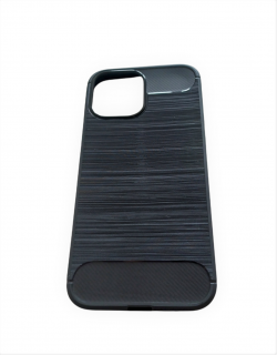 iPhone 13 Pro Max (6,7 ) čierne zadné púzdro vzor Carbon