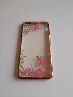 iPhone 7 Plus / 8 Plus zadné púzdro Diamond zlato-ružové