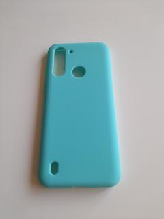 Motorola G8 Power Lite zadné púzdro Solid tyrkysové