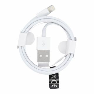 USB kábel pre iPhone Lightning 8-pin HD5 1 meter biely