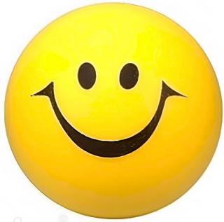 Antistresový pěnový míček Mr. Smile Vyber barvu :: Žlutá