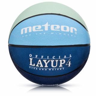 Basketbalová lopta MTR LAYUP veľ.4, tmavomodrá