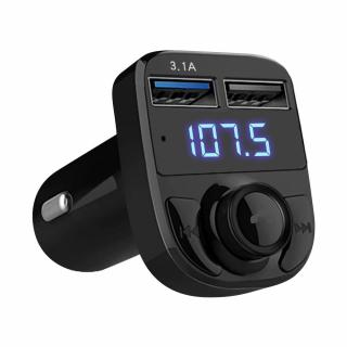FM Transmitér do auta + USB, Bluetooth, MP3