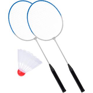 Kovový badmintonový set ENERO, 2 rakety + loptička