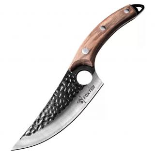 Lovecký nôž FOXTER s drevenou rukoväťou, 27 cm