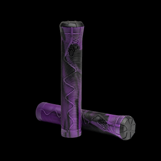 Náhradný grip na riadidlá freestyle kolobežky TPR Grip (HAZE Black-purple), 2ks