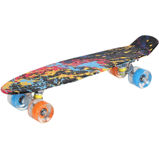 Pennyboard ENERO 56cm s LED kolieskami, PAINTED