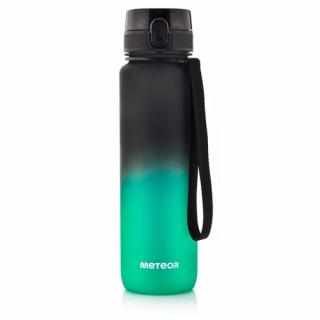 Tritanová športová fľaša METEOR, 1000 ml, čierno-zelená