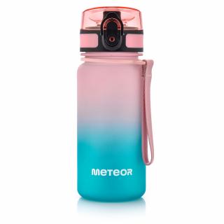 Tritanová športová fľaša METEOR, 350 ml, ružovo-modrá