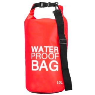 Vodotesný vak Dry Bag 10 l, rôzne farby Vyber barvu :: Červená