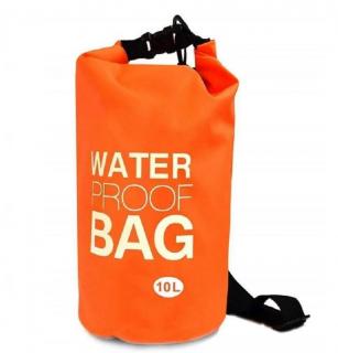 Vodotesný vak Dry Bag 10 l, rôzne farby Vyber barvu :: Oranžová