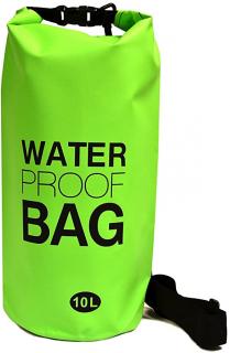 Vodotesný vak Dry Bag 10 l, rôzne farby Vyber barvu :: Zelená