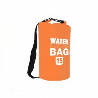 Vodotesný vak Dry Bag 15 l Vyber barvu :: Oranžová