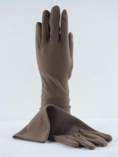 Dámske elegantné rukavice bledo hnedé farba: hnedá, Veľkosť: UNI