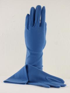 Dámske elegantné rukavice modré farba: modrá, Veľkosť: UNI