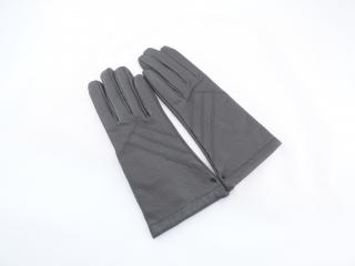 Dámske kožené rukavice veľ. 16-6 čierne Veľkosť: 16 - 6