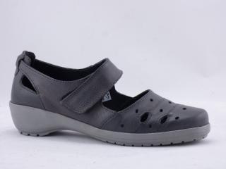 Dámske kožené topánky KLONDIKE 1301 šedé Veľkosť: 38