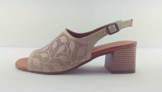 Kožené sandálky Bonamoor 011467-03 béžové farba: béžová, Veľkosť: 36