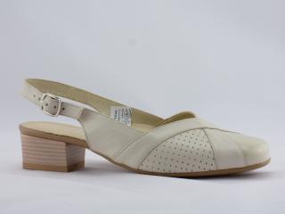 Kožené sandálky Lampert béžové Veľkosť: 36