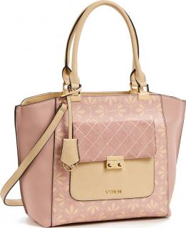 Luxusná kabelka VERDE 16-5846 ružová Faba: ružová