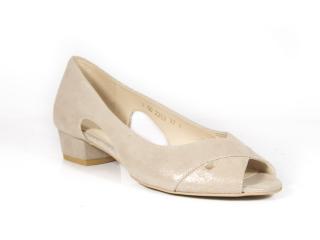 Luxusné kožené sandálky ANIS 2253 zlaté Veľkosť: 36