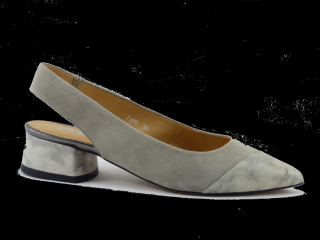 Sandálky s plnou špičkou AGA 7199 šedé farba: šedá, Veľkosť: 37