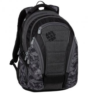 Školský batoh BAGMASTER BAG 20 A šedo-čierny