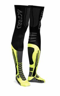 Nadkolienky ACERBIS X-LEG PRO - čierna/žltá Veľkosť: XXL