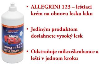 ALLEGRINI 123 1L - leštenie a obnova laku jediným produktom