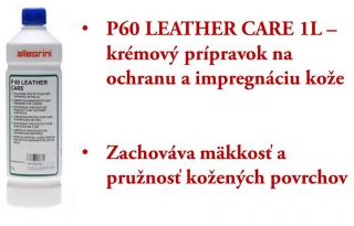 P60 LEATHER CARE 1L - krém na čistenie a ochranu kožených sedačiek