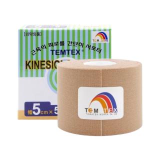 Tejpovacia páska béžová 5cm x 5m Kinesio tape classic - TEMTEX