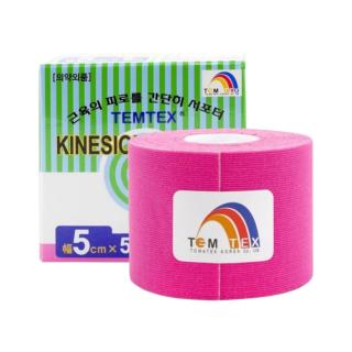 Tejpovacia páska ružová 5cm x 5m Kinesio tape classic - TEMTEX